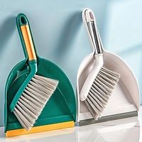 Mini Broom And Dustpan Set, Small Broom And Dustpan Set For Home, Plastic Shovel Brush, Camping Broom, Whisk Brooms Small, Combination Creative Cleaning Tool miniinthebox - thumbnail