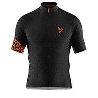 21Grams Men's Short Sleeve Cycling Jersey Summer Spandex Polyester Black Bike Jersey Top Mountain Bike MTB Road Bike Cycling Quick Dry Moisture Wicking Breathable Sports Clothing Apparel  Athleisure Lightinthebox - thumbnail
