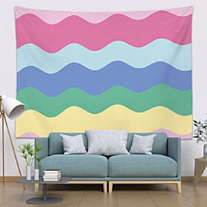 Rainbow Wall Tapestry Art Decor Blanket Curtain Hanging Home Bedroom Living Room Decoration Polyester Lightinthebox