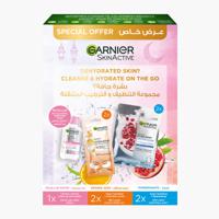 Garnier Combo Pacl-Micellar Cleansing Water & Face Tissue Mask