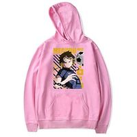 Inspired by Blue Lock Isagi Yoichi Hoodie Cartoon Manga Print Front Pocket Graphic Hoodie For Men's Women's Unisex Adults' Hot Stamping Polyster Casual Daily miniinthebox - thumbnail