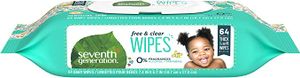 Seventh Generation Free and Clear Baby Wipes Widget 12/64 ct