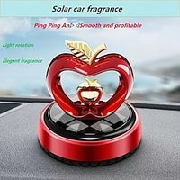 Solar-Powered Car Air Freshener - Innovative Rotating Design Stylish Interior Decor Long-Lasting Natural Scents! Lightinthebox - thumbnail