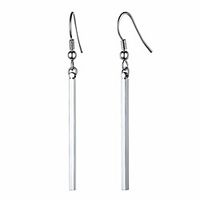 findchic bar stick dangle earrings platinum plated geometric pillar ear hook line drop earrings for women or girls Lightinthebox - thumbnail