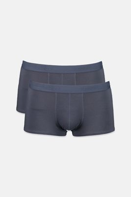 Mens 2-Piece 24/7 Cotton Hipster Boxer Grey Mens 2-Piece 24/7 Cotton Hipster Boxer Grey