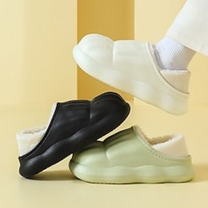 Foot Feel Cotton Slippers Women's Home Use Thick Sole Indoor Lovers Cute Cotton Slippers Lightinthebox