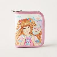 Minmie Candy Land Print Zippered Wallet