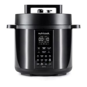 Nutricook Smart Pot 2 9 In 1 Instant Programmable Electric Pressure Cooker 6 Liters 12 Smart Programs Black 1000 Watts - NC-SP204K