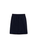 Elasticised Waistband Piqué Mid-Length Skirt - thumbnail