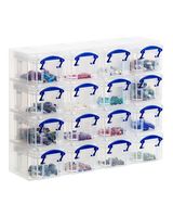 Really Useful Box Organizer Clear 16 Boxes x 0.14 Liter