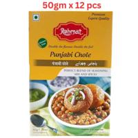 Rehmat Punjabi Chole Masala 50Gm Pack Of 12 (UAE Delivery Only)