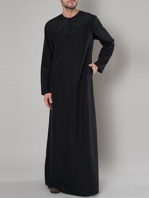 INCERUN Men Medieval Retro Arabian Zipper Round Neck Robe T-shirt INCERUN Men Medieval Retro Arabian Zipper Round Neck Robe T-shirt