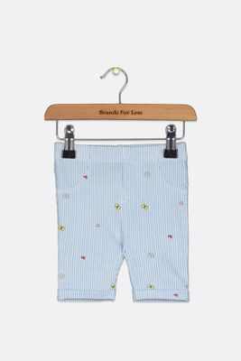 Baby Girls Gingham Bermuda Shorts Bright White Baby Girls Gingham Bermuda Shorts Bright White