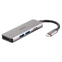 D-Link DUB-M530 5-in-1 USB-C Hub with HDMI and SD-microSD Card Reader