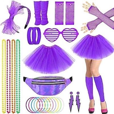 Retro Vintage Disco 1980s Accessories Disco Women's Cosplay Costume Halloween Prom More Accessories Lightinthebox