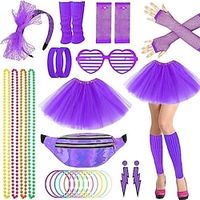 Retro Vintage Disco 1980s Accessories Disco Women's Cosplay Costume Halloween Prom More Accessories Lightinthebox - thumbnail