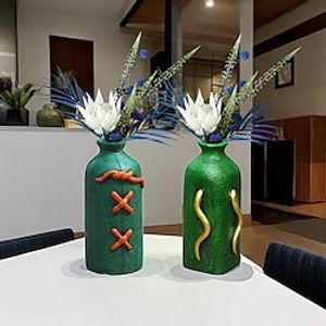 Creative Ceramic Vase Dried Flower Arrangement Face Vase Ceramic Vases For Home Decor Lightinthebox