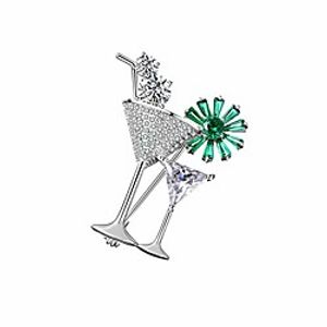 zhepin gold silver alloy plus rhinestone cocktail brooch luxurious exquisite wedding social contact pin for women men Lightinthebox