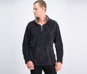 Mens Half Zip Sweater  Black
