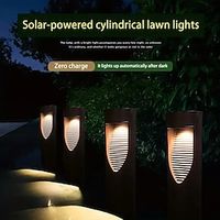 Outdoor Solar Power Garden Led Lamp IP65 Waterproof For Sidewalks Driveways Sidewalks Courtyard Bright Landscape Lamp Lawn Decoration Lighting 1X 2X Lightinthebox