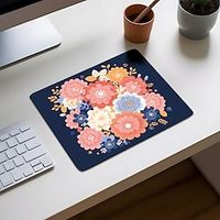 Mouse Pad Square Cute Mouse Pads for Wireless Mouse Small Office Computer Mousepad for Desk Laptop with Non-Slip Rubber Base Mouse Mat Lightinthebox - thumbnail