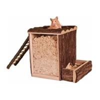 Trixie Natural Living Play And Burrow Tower For Small Pets 25X24X20Cm