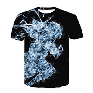 Inspired by Naruto Hatake Kakashi Anime Cartoon Polyester  Cotton Blend 3D 3D Harajuku Graphic T-shirt For Women's  Men's Lightinthebox