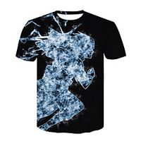 Inspired by Naruto Hatake Kakashi Anime Cartoon Polyester  Cotton Blend 3D 3D Harajuku Graphic T-shirt For Women's  Men's Lightinthebox - thumbnail