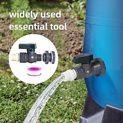 PVC Water Barrel Spigot Kit , Connector Drain Adapter With Inner Connection For Garden, Rain Barre, Garden Tool Supplies miniinthebox
