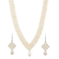 Sri Jagdamba Pearls Conventional Pearl Necklace Set - JPSEP-15-23