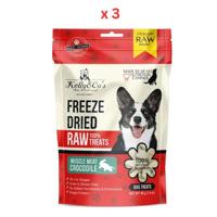 Kelly & Co's Single Ingredient Freeze-dried Crocodile Muscle Meat For Dog - 40g Pack Of 3
