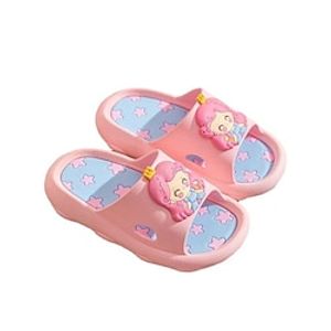 Children's PVC summer boys and girls toddler shoes cute cartoon non-slip soft bottom bathroom home summer sandals and slippers miniinthebox