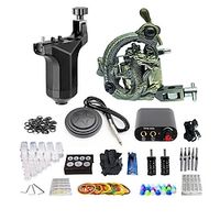 BaseKey Professional Tattoo Kit Tattoo Machine - 2 pcs Tattoo Machines, Professional Aluminum Alloy 16 W Coil Tattoo Machine Lightinthebox - thumbnail