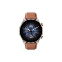 Amazfit GTR 3 Pro | Smart Watch | Fitness Tracker | A2040-GTR-3-PRO | Brown Leather Color