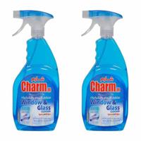 Charmm - Pack Of 2 Window & Glass Cleaner - Blue 750ml