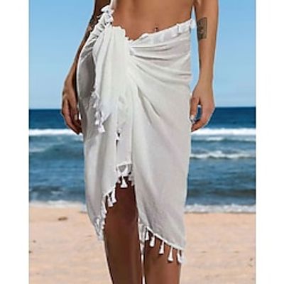 Women's Swimwear Beach Bottom Normal Swimsuit Tassel Fringe Plain Black White Pink Royal Blue Sky Blue Bathing Suits Sports Beach Wear Summer Lightinthebox Women's Swimwear Beach Bottom Normal Swimsuit Tassel Fringe Plain Black White Pink Royal Blue Sky Blue Bathing Suits Sports Beach Wear Summer Lightinthebox