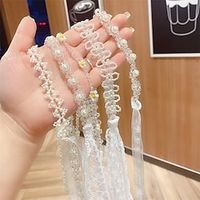 Toddler Girls' Active  Sweet Daily Floral Floral Style Lace Hair Accessories White  Yellow  Beige One-Size Lightinthebox