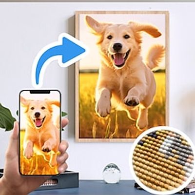 1pc DIY Custom Diamond Painting Custom Handcraft Home Gift Without Frame miniinthebox