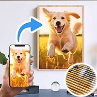 1pc DIY Custom Diamond Painting Custom Handcraft Home Gift Without Frame miniinthebox - thumbnail
