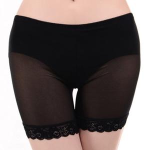 Sexy See Through Lace Seamfree Breathable Low Rise Boyshorts For Women