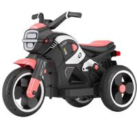 Megastar Ride On 6 V Rapid Fire Motorcycle Trike For Kids - Pink (UAE Delivery Only)