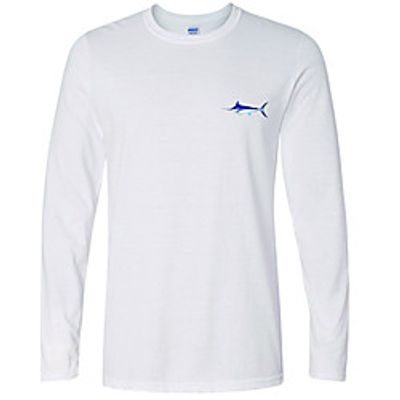 CAWANFLY Men's Fishing Shirt Outdoor Long Sleeve UPF50 Quick Dry Breathable Sweat wicking Top Autumn / Fall Spring Summer Athleisure Fishing Camping  Hiking White / Micro-elastic / Animal miniinthebox
