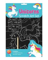 Alligator Unicorns Scratch Art Set 0.2 x 21 x 27 cm Multicolor