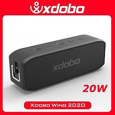 XDOBO Wing 2020 20W Portable Waterproof Bluetooth Speaker BT5.0 Super Bass Type-C USB DSP Sound TWS Soundbar Subwoofer miniinthebox XDOBO Wing 2020 20W Portable Waterproof Bluetooth Speaker BT5.0 Super Bass Type-C USB DSP Sound TWS Soundbar Subwoofer miniinthebox