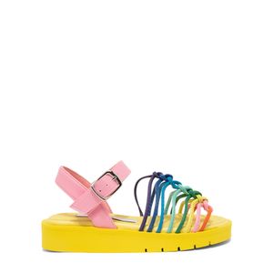 Colourful knotted sandals