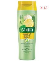 Dabur Vatika Dandruff Guard Shampoo, 400 +200 ml x 12