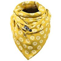 Women's Infinity Scarf Daily Wear Yellow Scarf Floral Lightinthebox - thumbnail