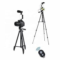 1.3m Microphone Light Holder Set Photography Camera Holder Microphone Pocket Light Holder Lightinthebox