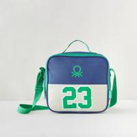 United Colors of Benetton Printed Lunch Bag with Zip Closure