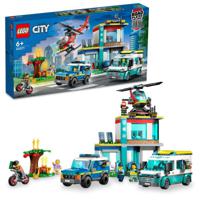 LEGO City Emergency Vehicles HQ Building Toy Set 60371 (681 Pieces) - thumbnail